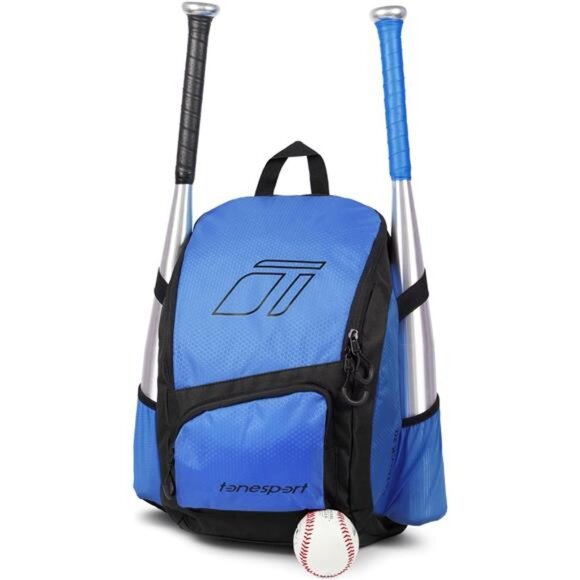 Baseball Bag - Backpack for Baseball, Softball, Tball - Adults & Youth Bat Bag - Picture 1 of 7